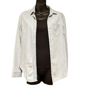 SO Perfect Denim Button Shirt Junior’s XS